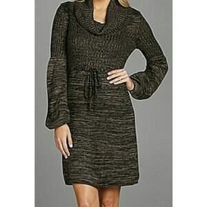 Calvin Klein knit sweater dress marbeled high quality with Stretch NWOT Small